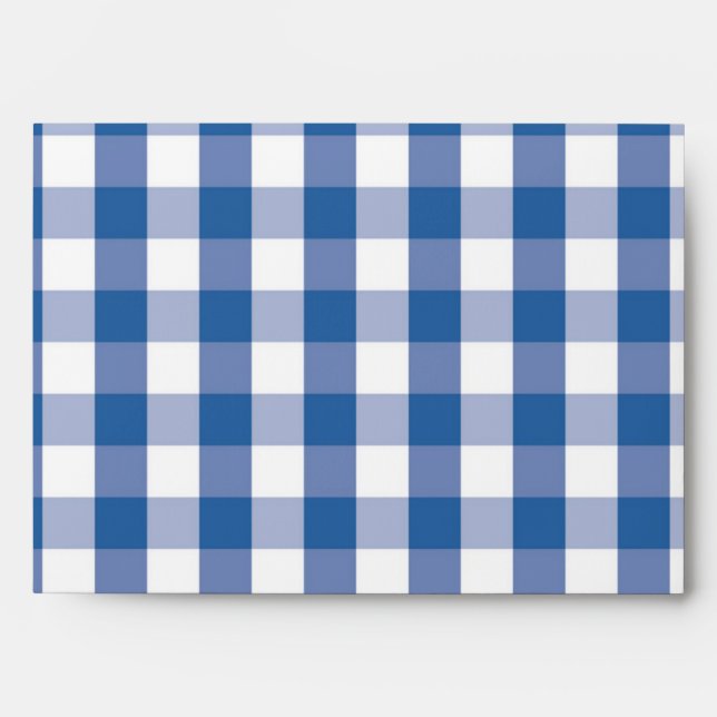 Chequered pattern envelope (Front)