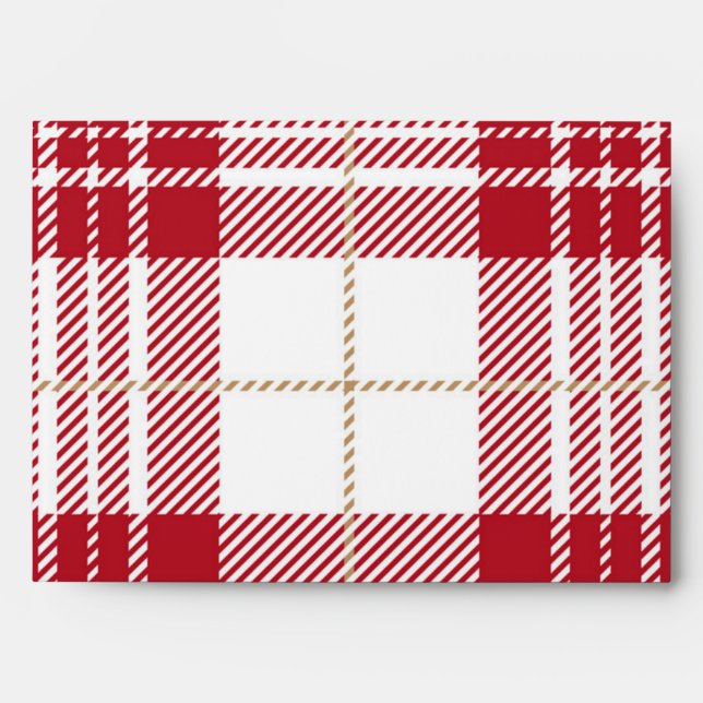 Chequered pattern envelope (Front)