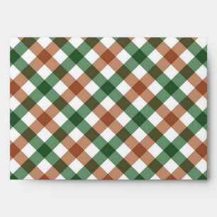Chequered pattern envelope