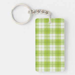 Chequered pattern key ring