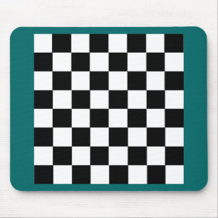 Chequered Pattern Mouse Pad
