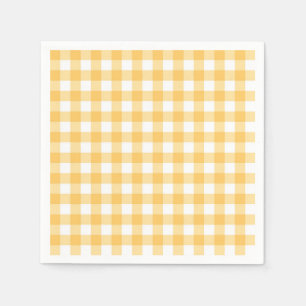 Chequered pattern napkin