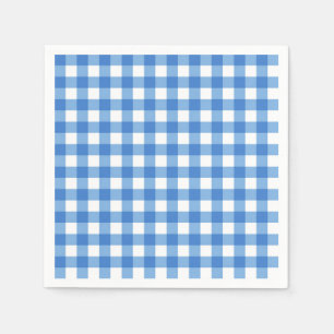 Chequered pattern napkin