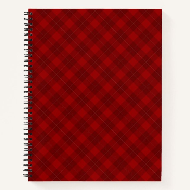Chequered pattern notebook (Front)