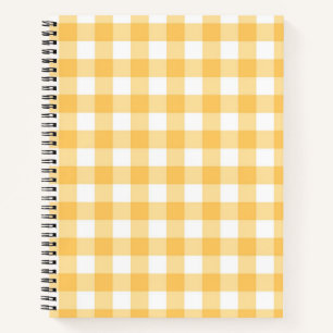 Chequered pattern notebook