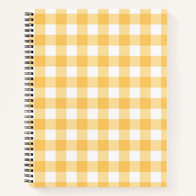 Chequered pattern notebook (Front)