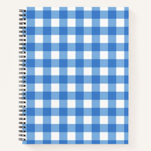 Chequered pattern notebook