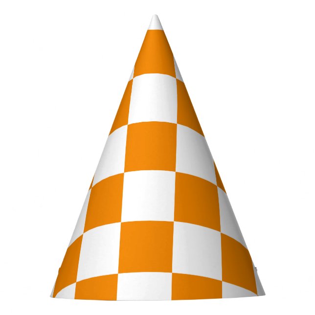 Chequered Pattern Party Hat (Front)