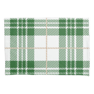 Chequered pattern pillowcase