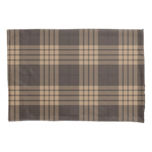 Chequered pattern pillowcase