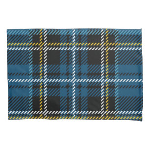 Chequered pattern pillowcase