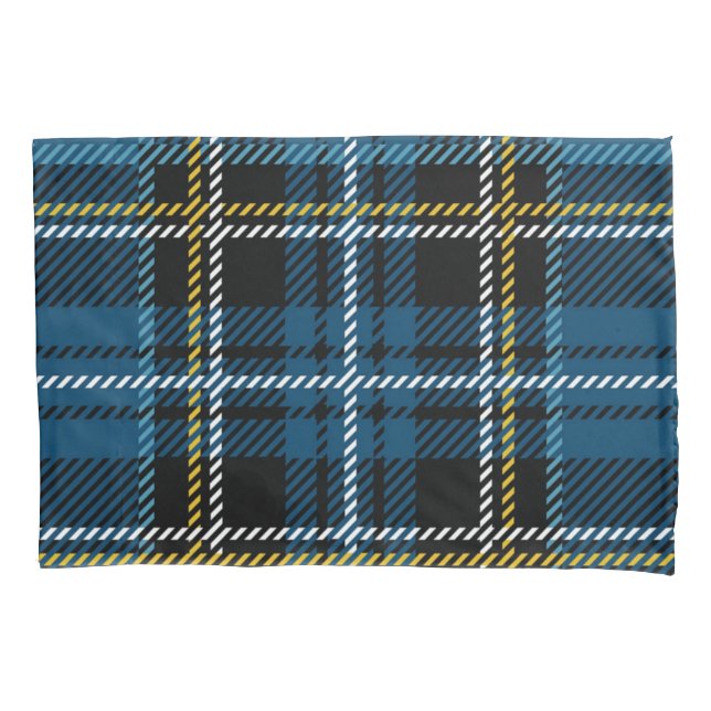 Chequered pattern pillowcase (Front)