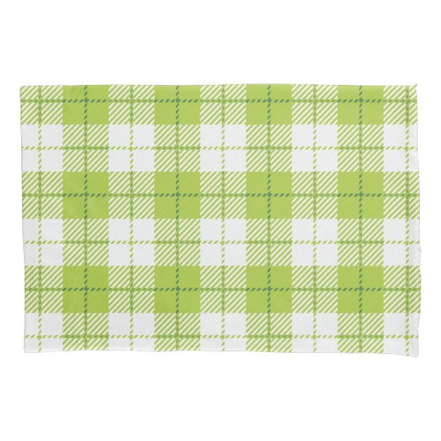 Chequered pattern pillowcase (Front)