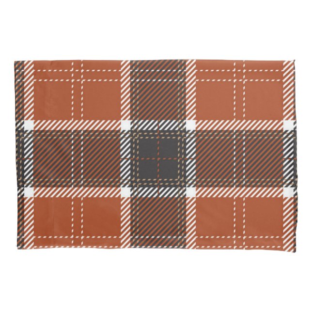 Chequered pattern pillowcase (Front)