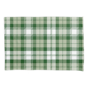 Chequered pattern pillowcase