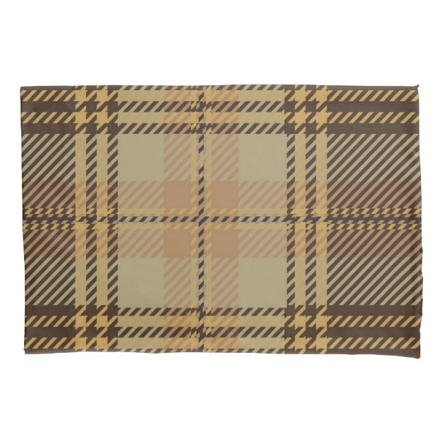 Chequered pattern pillowcase (Front)