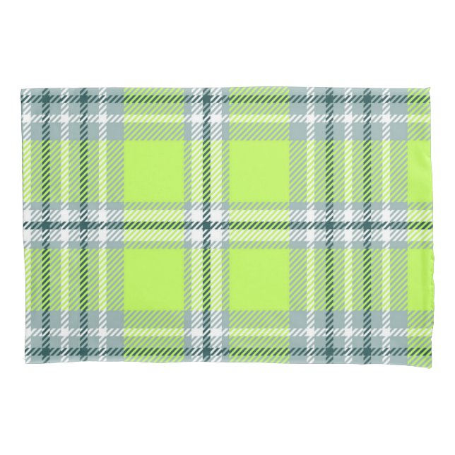 Chequered pattern pillowcase (Front)