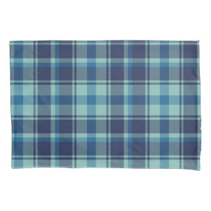 Chequered pattern pillowcase