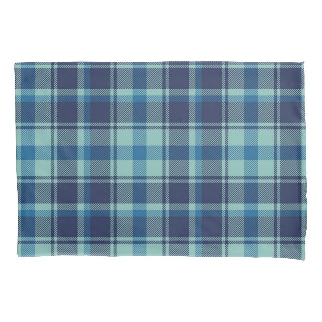 Chequered pattern pillowcase (Front)