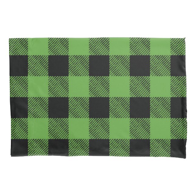 Chequered pattern pillowcase (Front)