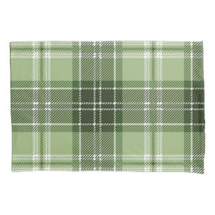 Chequered pattern pillowcase