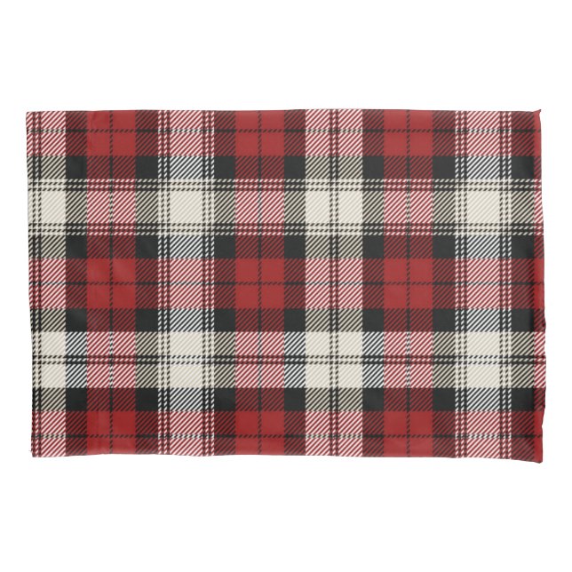 Chequered pattern pillowcase (Front)