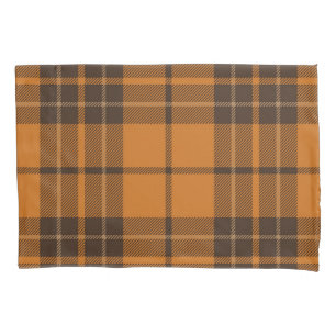 Chequered pattern pillowcase