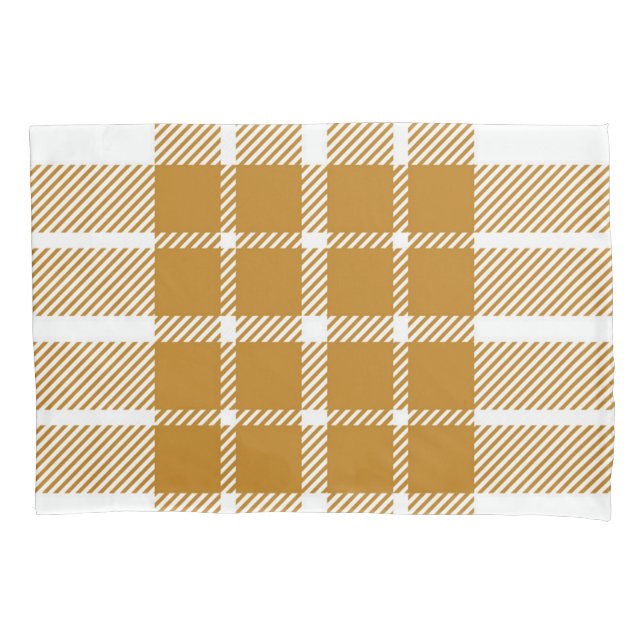 Chequered pattern pillowcase (Front)