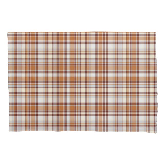 Chequered pattern pillowcase (Front)