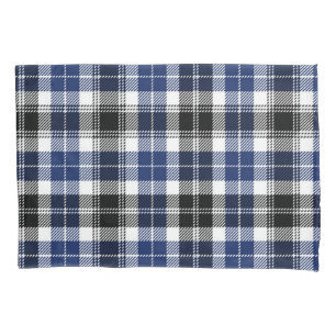 Chequered pattern pillowcase