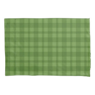 Chequered pattern pillowcase