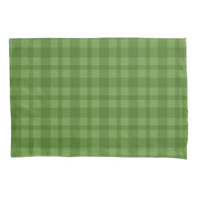 Chequered pattern pillowcase (Front)