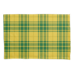 Chequered pattern pillowcase