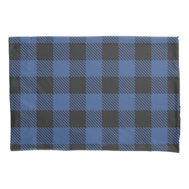 Chequered pattern pillowcase (Front)