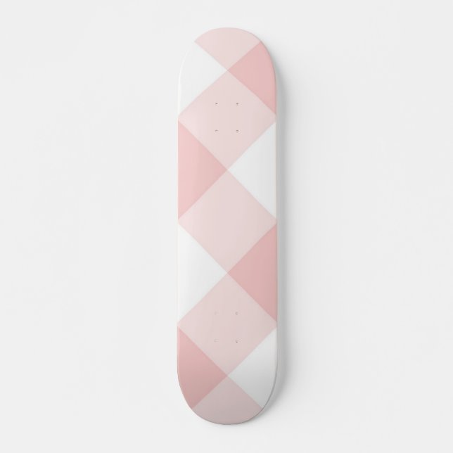 Chequered pattern skateboard (Front)