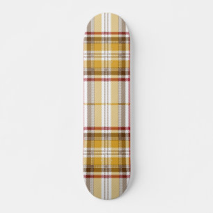 Chequered pattern skateboard