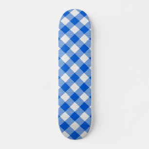 Chequered pattern skateboard