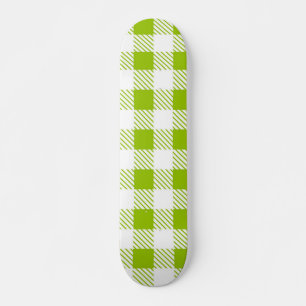 Chequered pattern skateboard