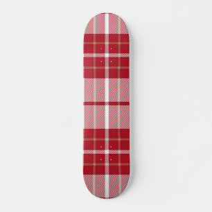 Chequered pattern skateboard
