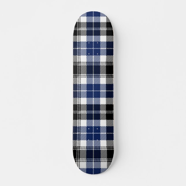 Chequered pattern skateboard (Front)