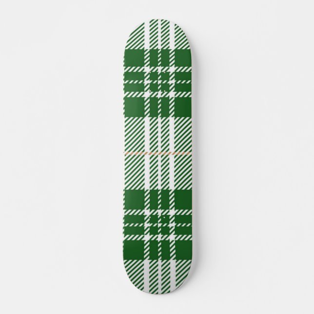 Chequered pattern skateboard (Front)