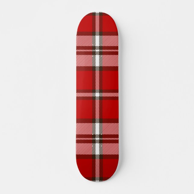 Chequered pattern skateboard (Front)