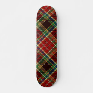 Chequered pattern skateboard