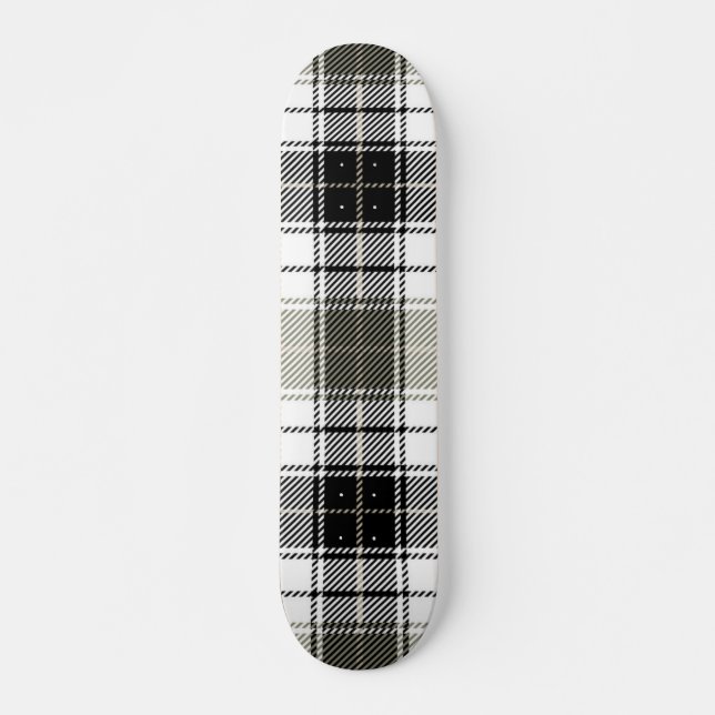 Chequered pattern skateboard (Front)