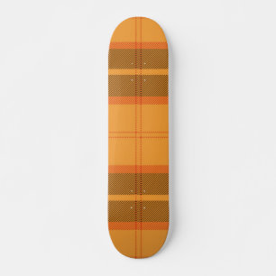 Chequered pattern skateboard
