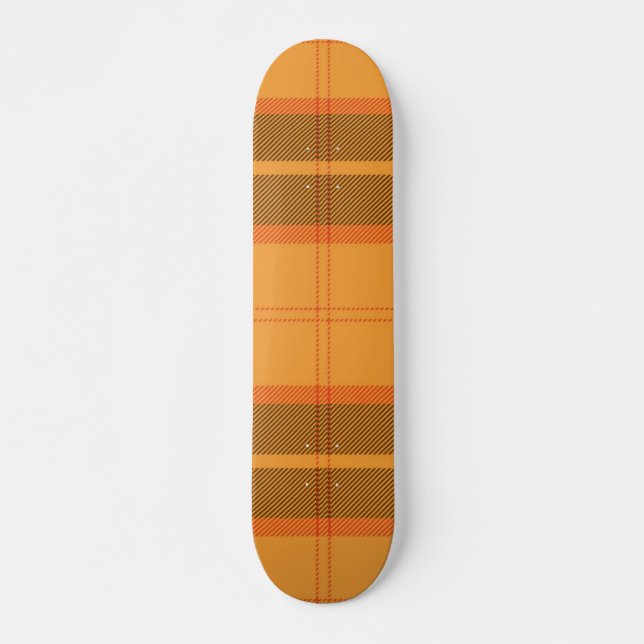 Chequered pattern skateboard (Front)
