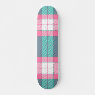 Chequered pattern skateboard