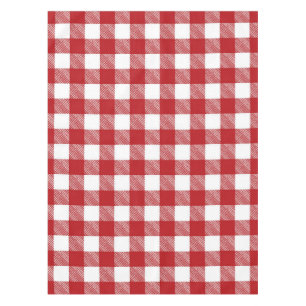 Chequered pattern tablecloth
