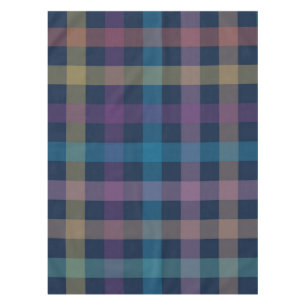 Chequered pattern tablecloth