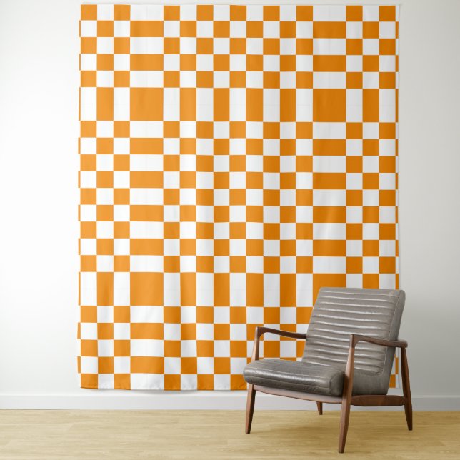 Chequered Pattern Tapestry (In Situ)